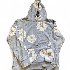 Denim Tears The Cotton Wreath Sweatshirt Grey- Size Medium